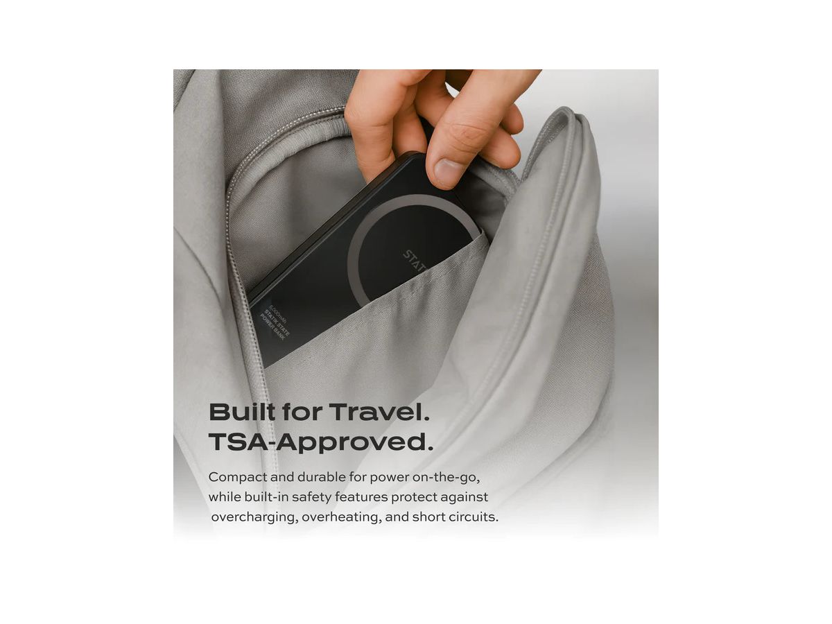 STATIK State Power Bank 5000mAh PUP-0431-BLK semisolid,MagSafe-compatible (0810024058549)