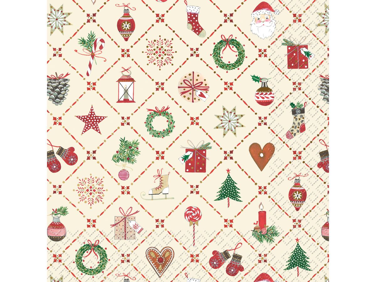 STEWO Serviettes Kirsten 2572512350 beige 33x33cm (7630050889305)