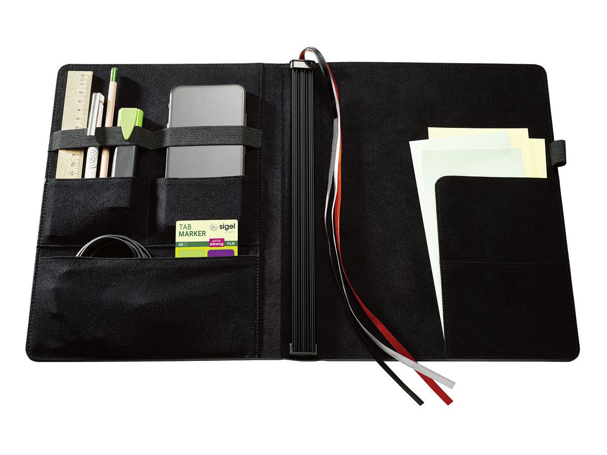 CONCEPTUM Business Organiser A4 CF132 Conceptum flex Set schwarz (4004360807756)