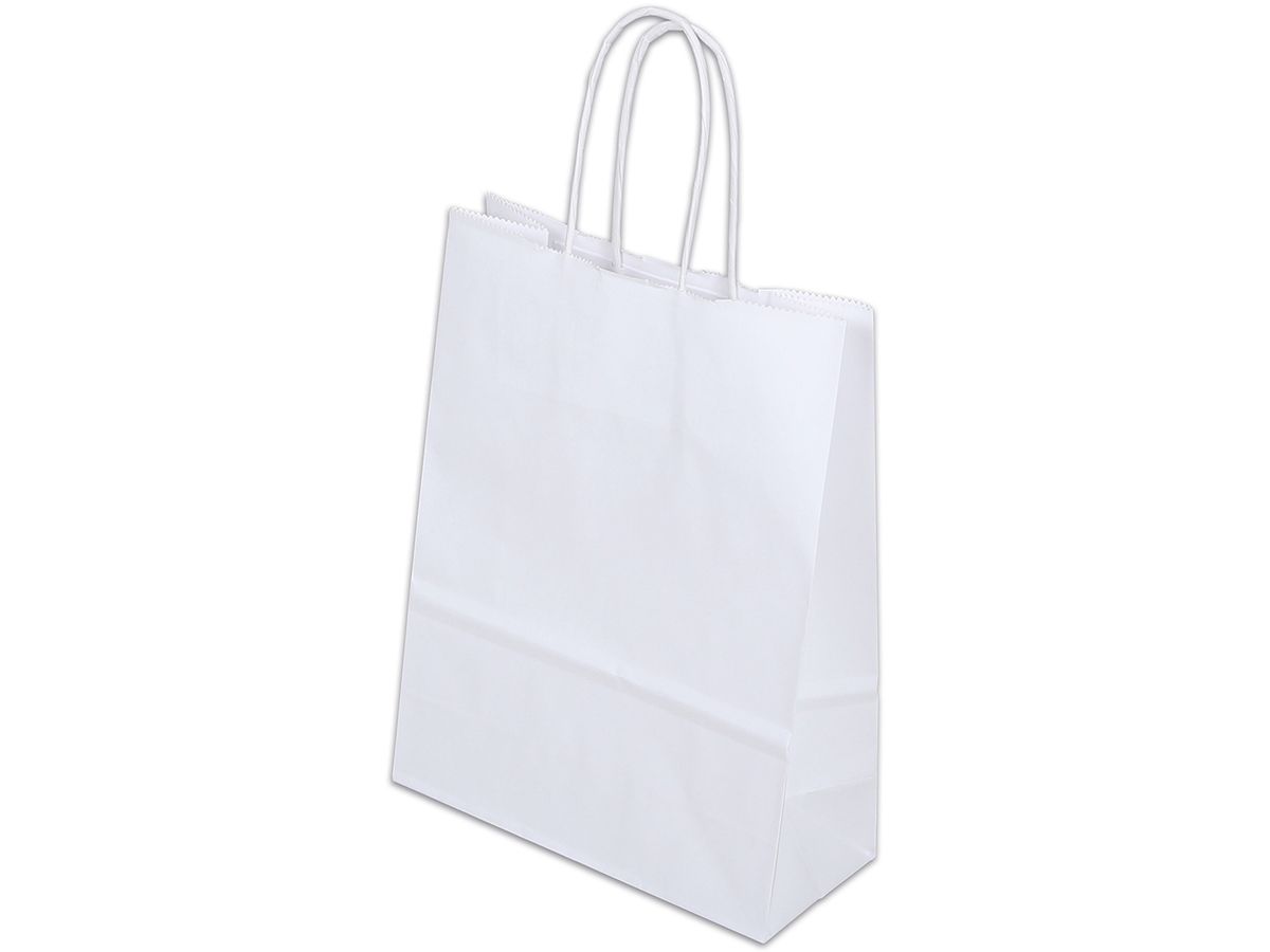 ELCO Sac de transport 180x80x240mm 84101.10 avec cordon, blanc 50 pièces (8024932100319)