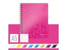 LEITZ Libre spirale WOW PP A5 46390023 pink 80 flls. (4002432107742)