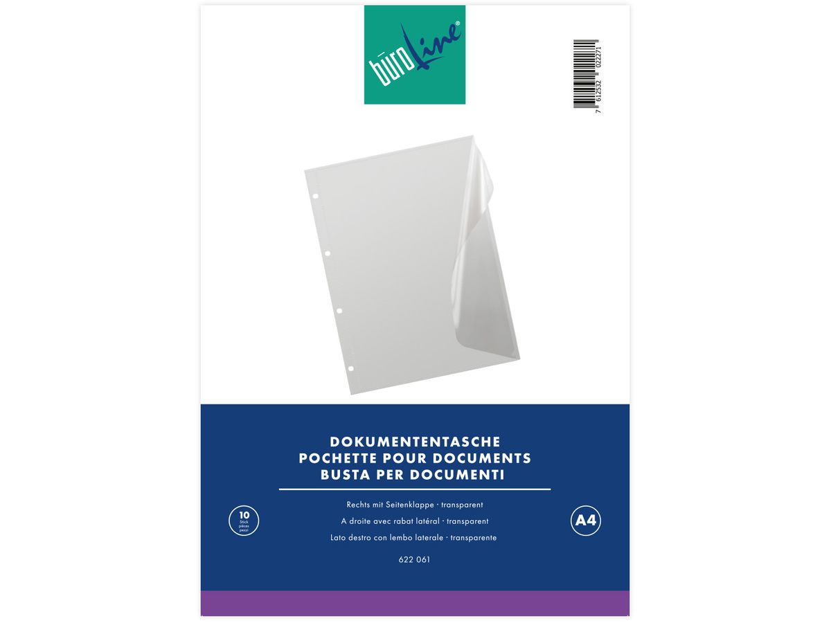 BÜROLINE Pochettes A4 622061 10 pcs. (7612532022271)