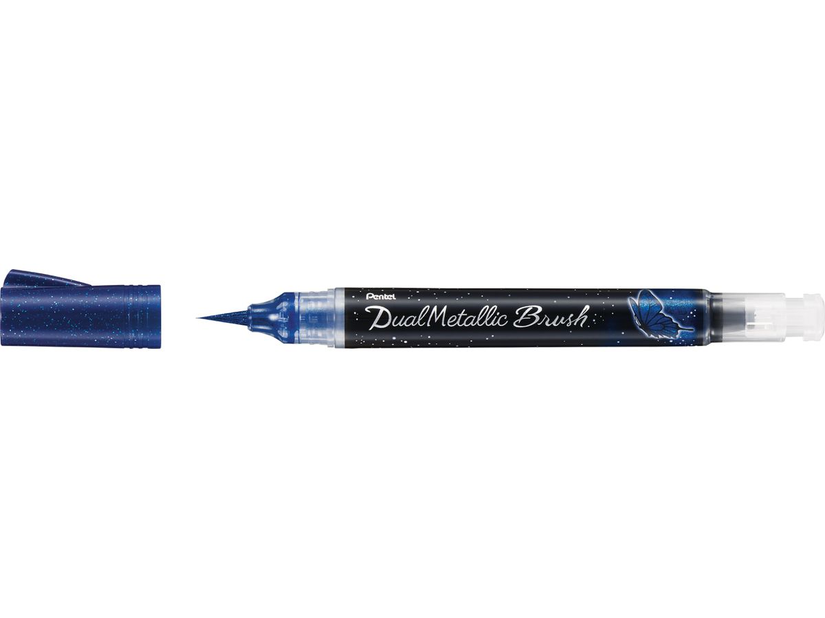 PENTEL Brushpen Dual Metallic XGFH-8 assortiert 8 Stück (7610924030149)