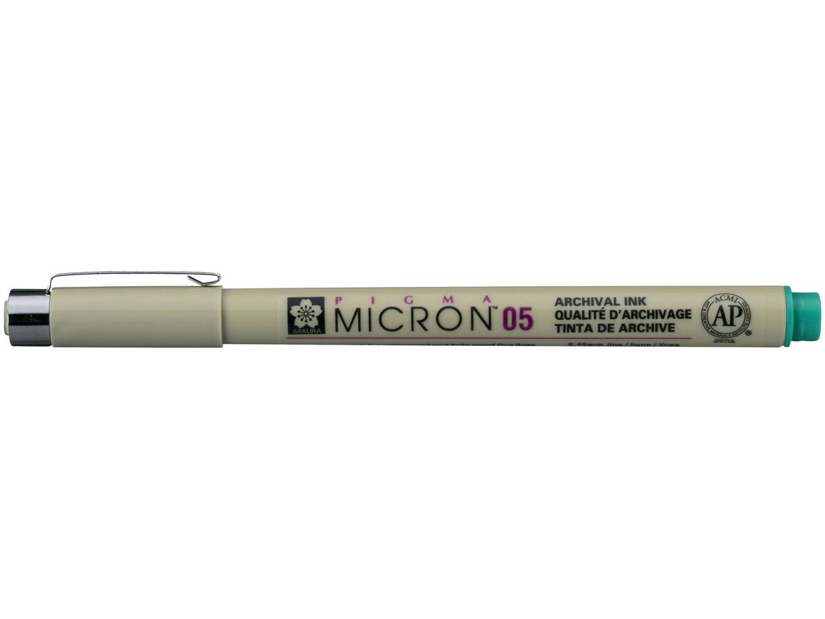 SAKURA Fineliner Pigma Micron 0,45mm XSDK0529 vert (0084511306424)