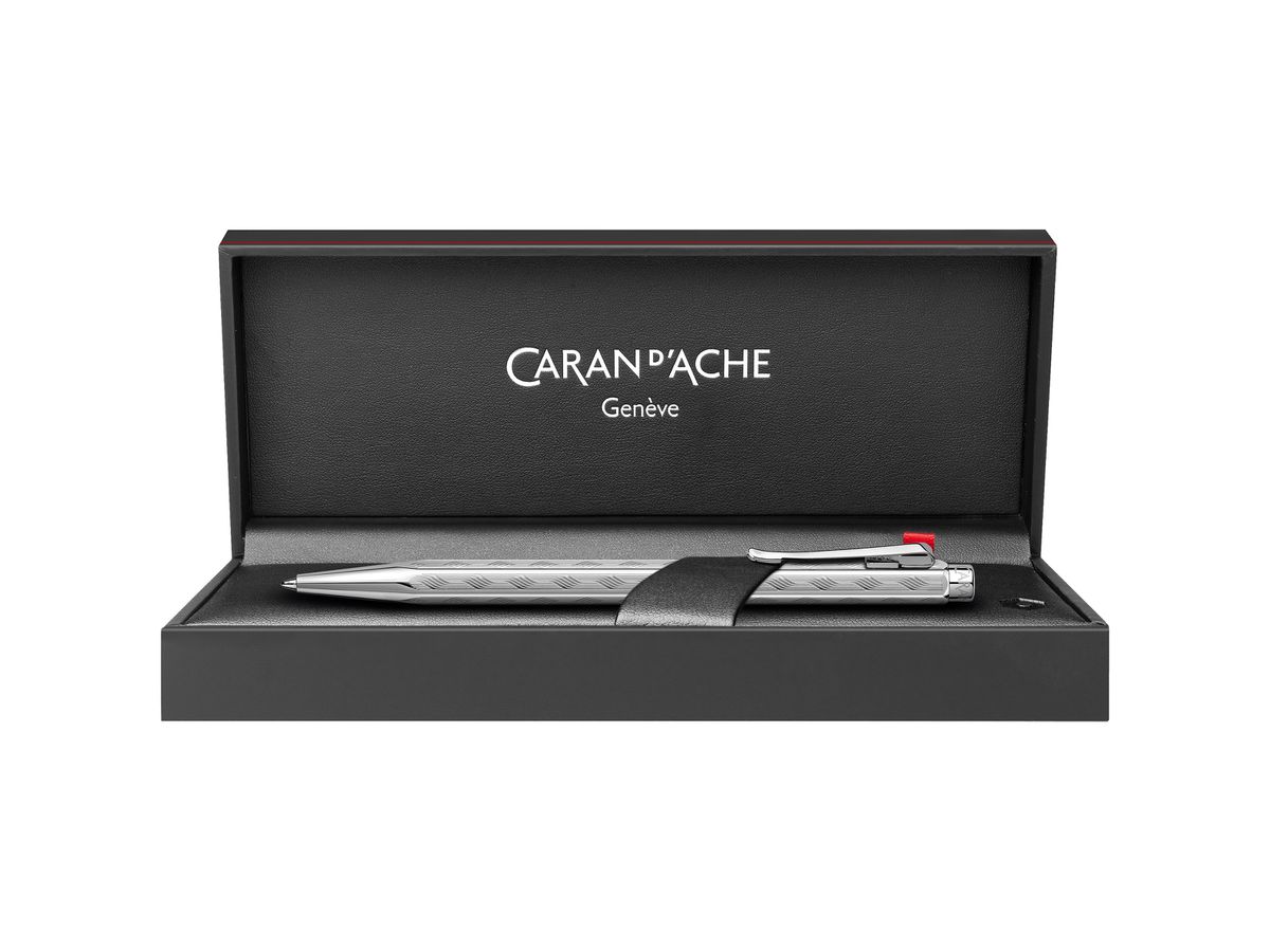 CARAN D'ACHE Kugelschreiber Ecridor Tressé 890.024 platiniert (7630002355346)