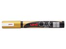 UNI-BALL Chalk Marker 1.8-2.5mm PWE-5M GOLD gold, Rundspitze (4902778222089)