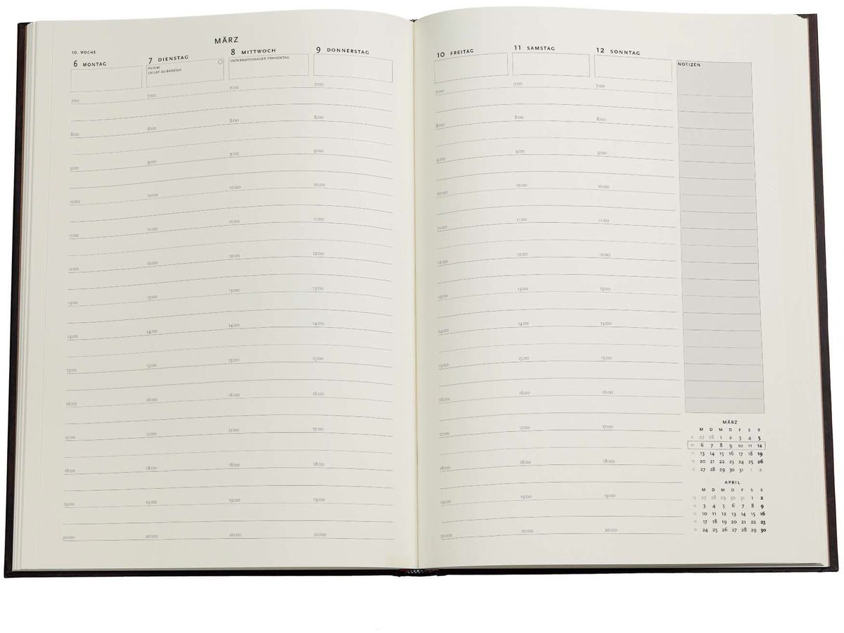 PAPERBLANKS Agenda Blue Luxe Grande 2026 DD0657-3 1S/2P VER Grande HC AL 21x30cm (9780349706573)