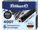 PELIKAN Encre 4001 TP/6 301218 noir brillant 6 pcs. (4012700301215)