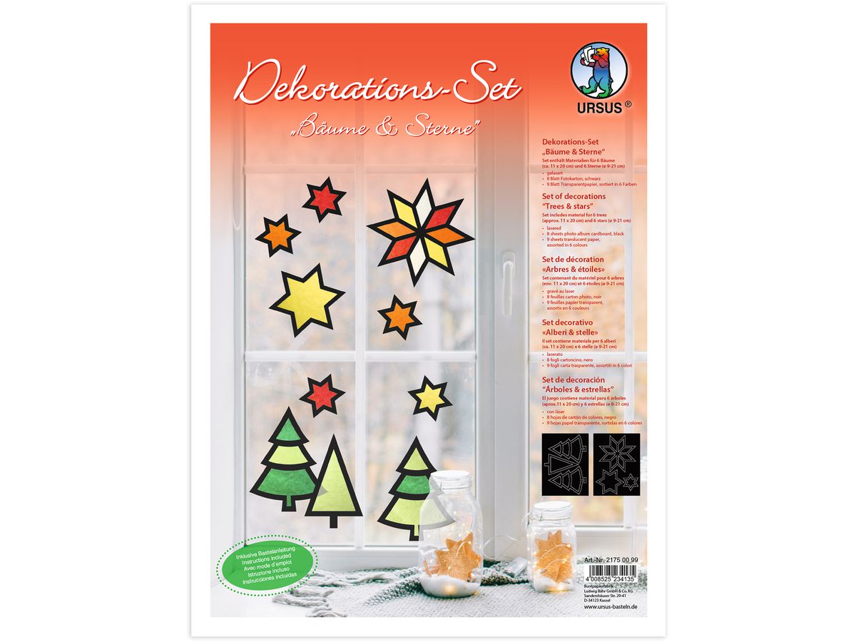 URSUS Set decorazione 21750099 Trees & Stars (4008525234135)