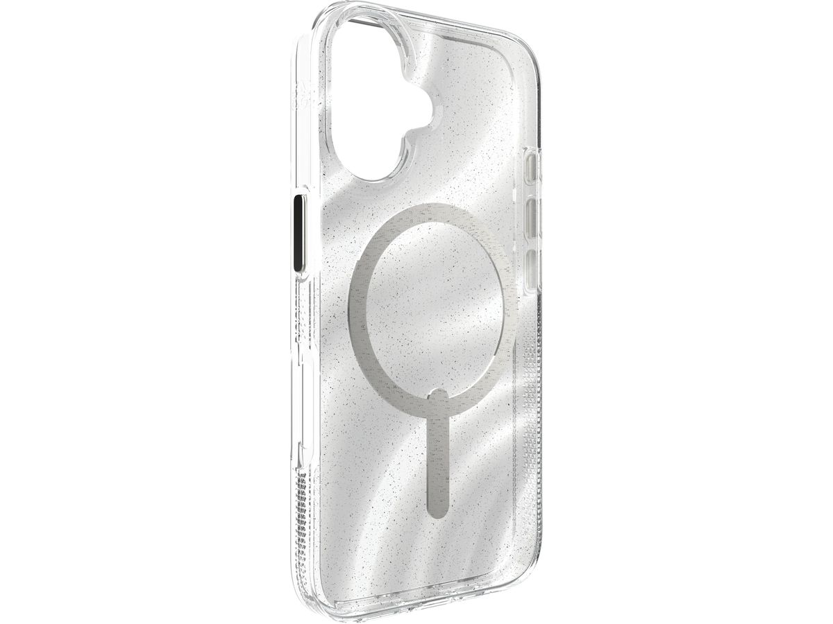 ZAGG Milan Cases Snap Apple 702315118 iPhone 16,Swirl Glitter (0840390319548)