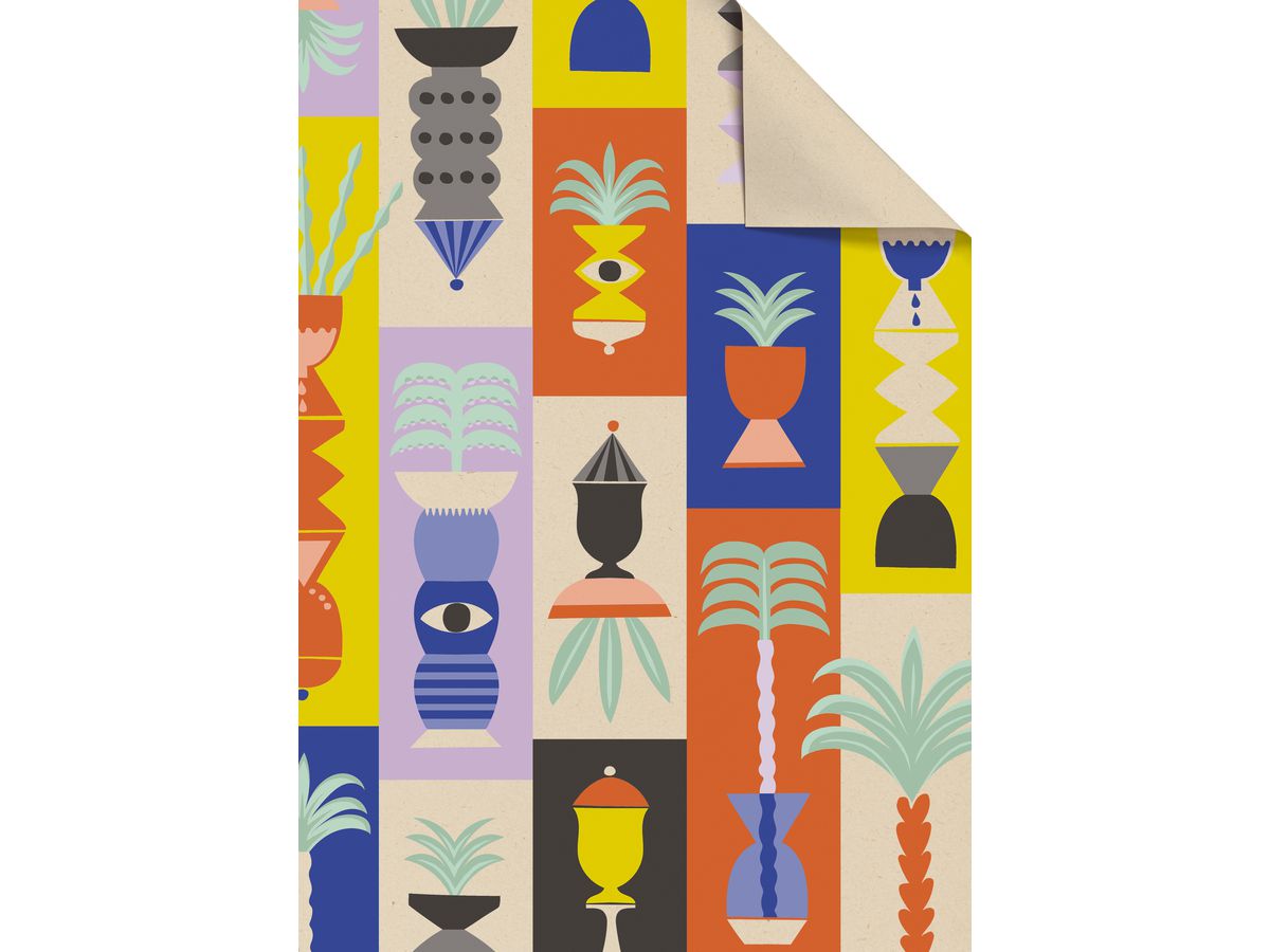 STEWO Geschenkpapier Shani 2514520940 blau 70x100cm (7630050885017)