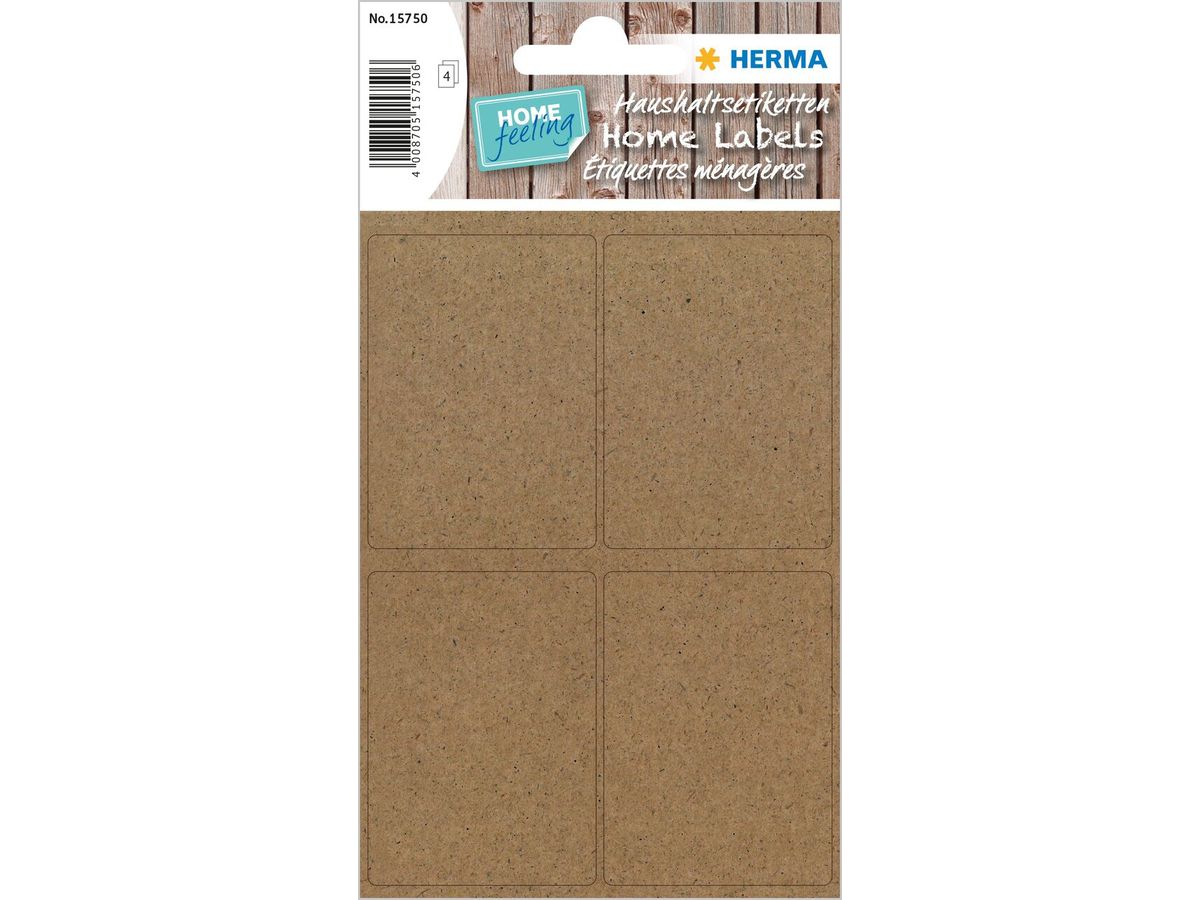HERMA Étiquettes Home 40x55mm 15750 en papier silphie 16 pcs. (4008705157506)