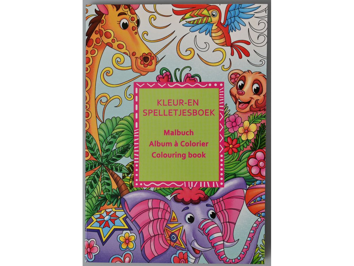 ROOST Libro da colorare Mini B103S 6 mini matite da colorare (8711851103100)