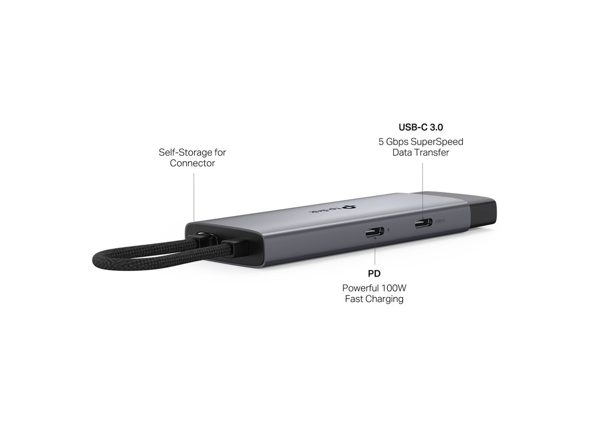 TP-LINK USB-C 5-Port Hub UH5020C HDMI 4K,USB-A&C, PD 100W (1210002600101)