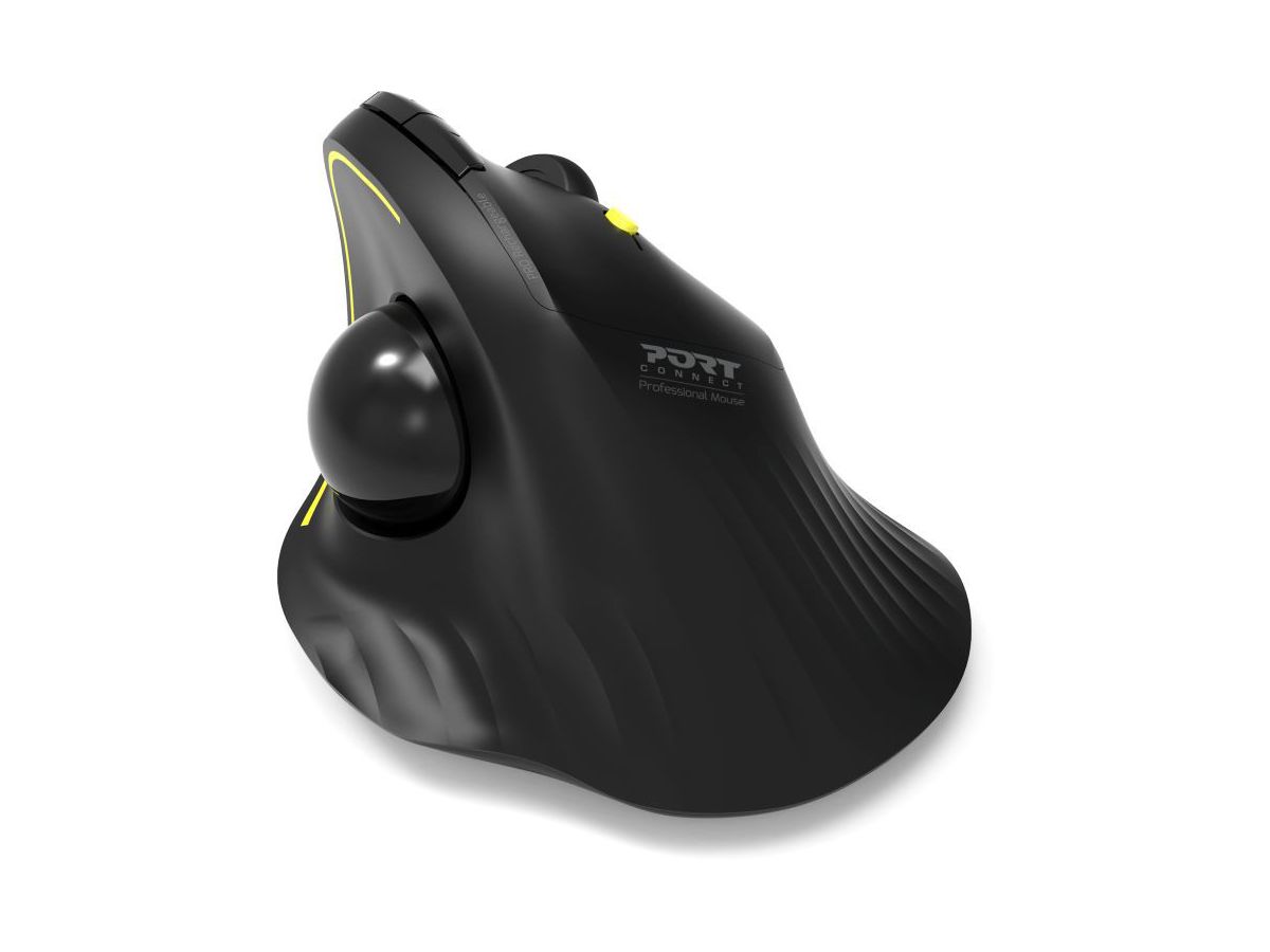 PORT Trackball Mouse Ergonomic 900719 Bluetooth & Wireless (3567049007195)
