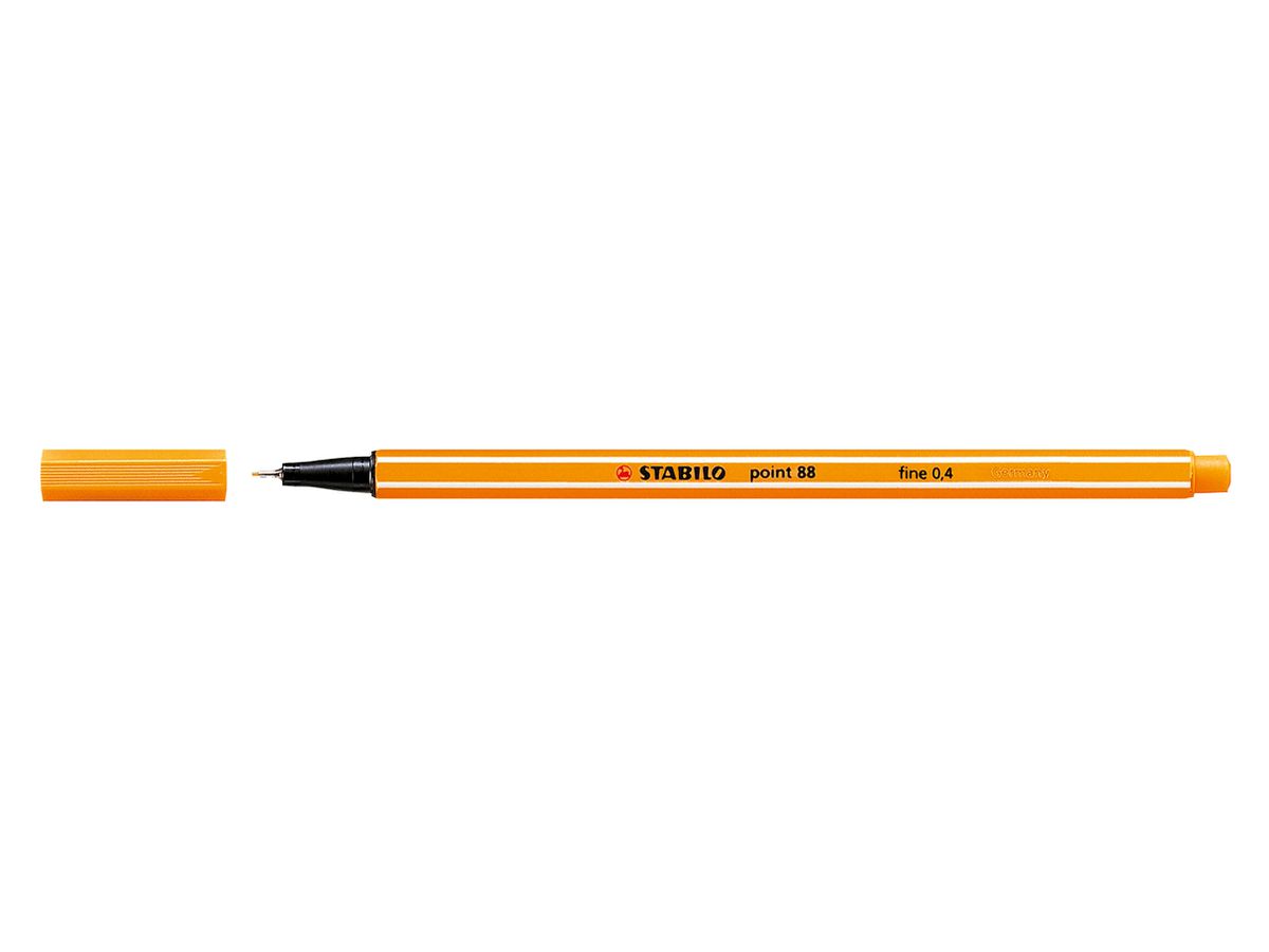 STABILO Fineliner Point 88 0.4mm 88/54 orange (4006381105323)