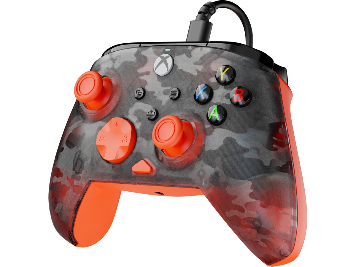TURTLE BEACH Rematch Core Wired Ctrl. TBC-2001-95 XB, Ghost Camo Black,Orange (0840454400038)