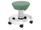 AERIS Tabouret pour enfants 120WHWHHQ05 Swoppster, vert/blanc à roul. (4251814301135)