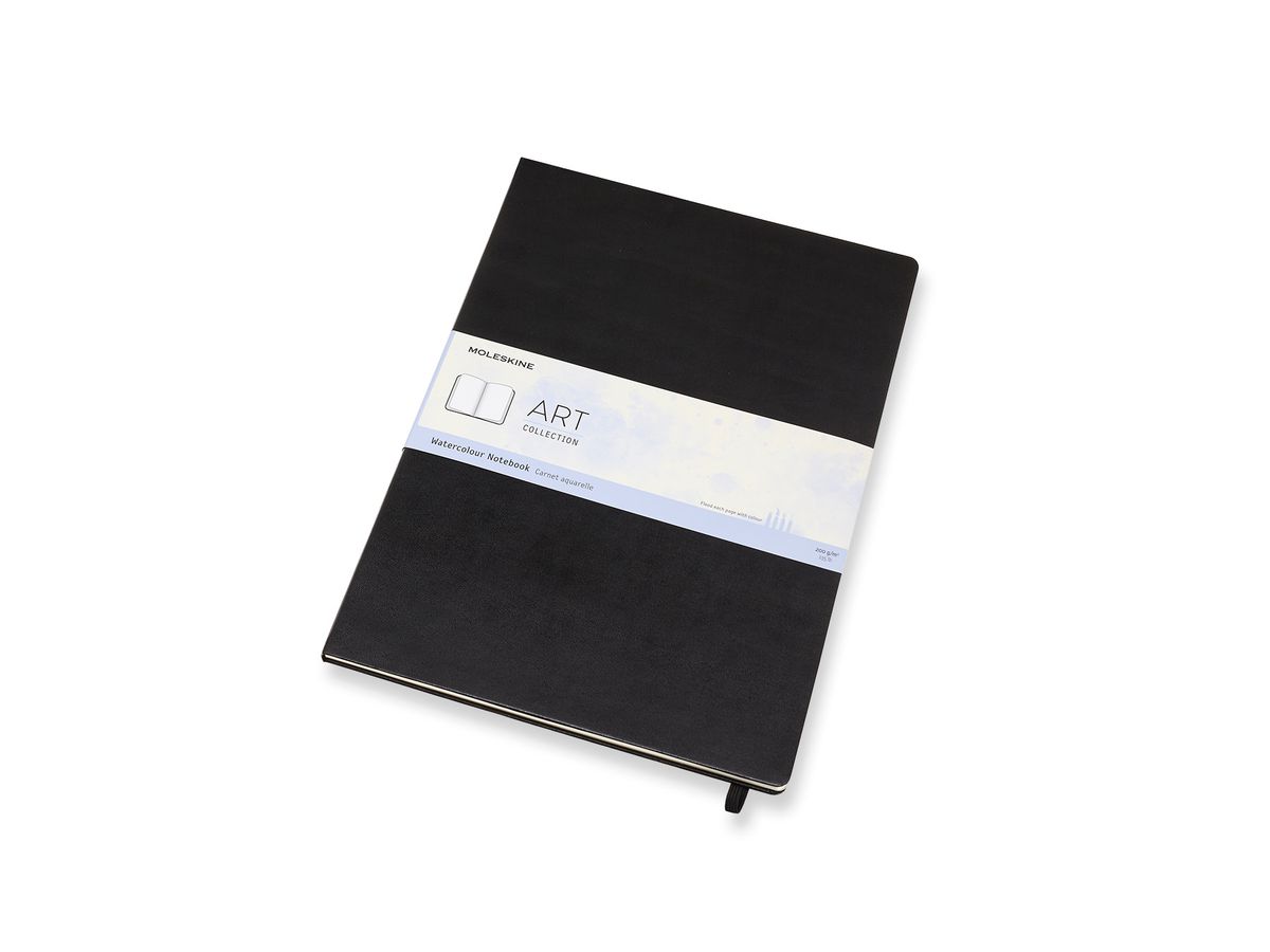 MOLESKINE Aquarell-Notizbuch HC A3 626765 schwarz, 60 Seiten (8058647626765)