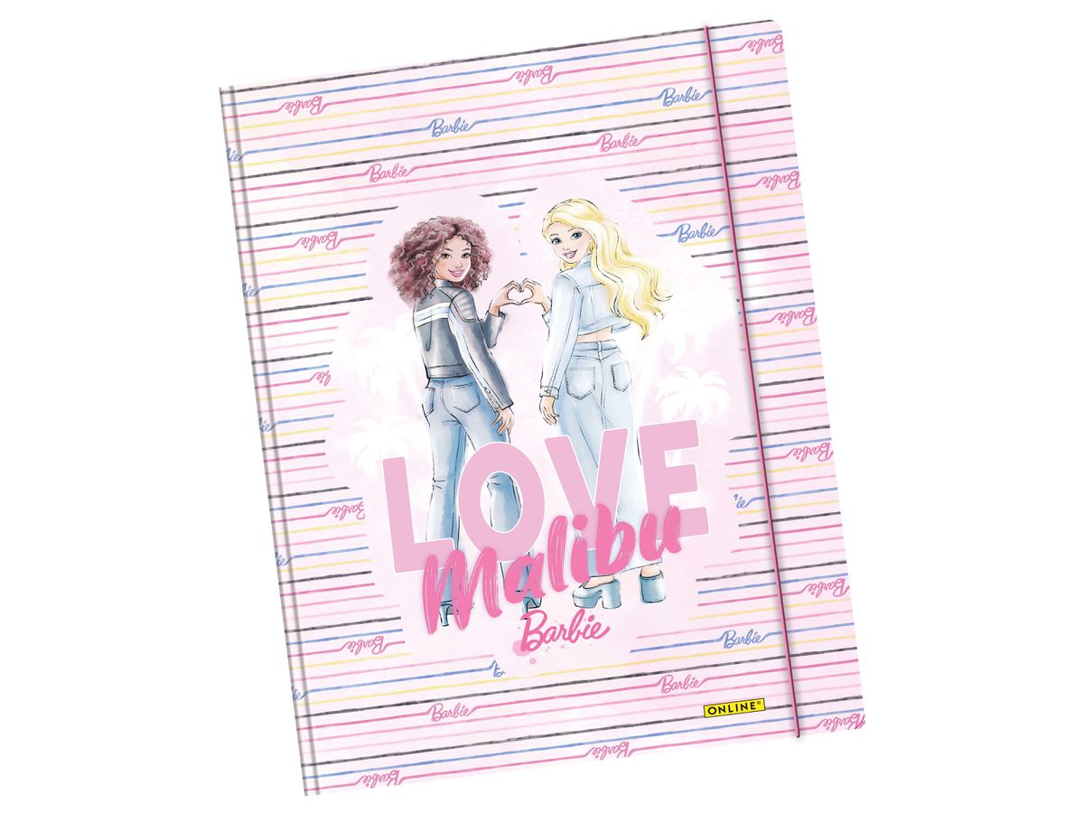ONLINE Dossier élastique A4 18122/6 Barbie, assortis (4014421181220)