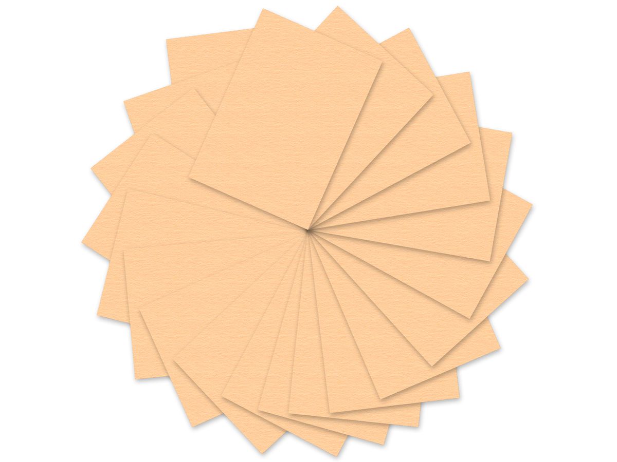 URSUS Tonzeichenpapier A4 2174616 130g, aprikose 100 Blatt (7612532004062)