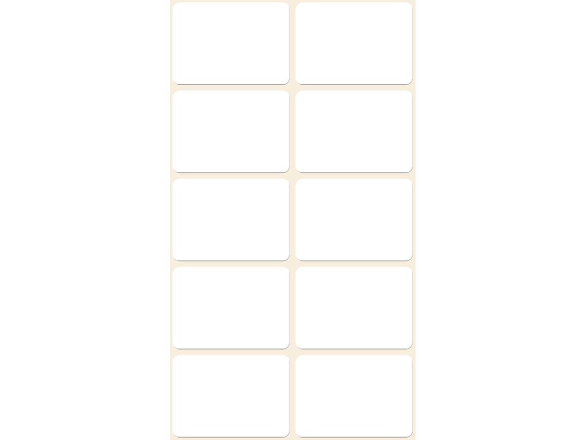 AVERY ZWECKFORM Etichette 38×29mm 3078 bianco 40 pezzi (4004182030783)