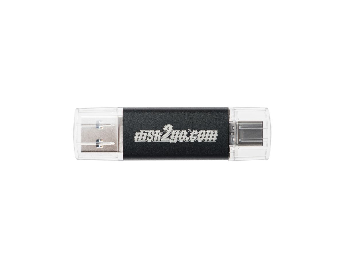 DISK2GO USB-Stick switch 128GB 30006594 Type-C USB 3.1 Type-A USB 3.0 (7640111168010)