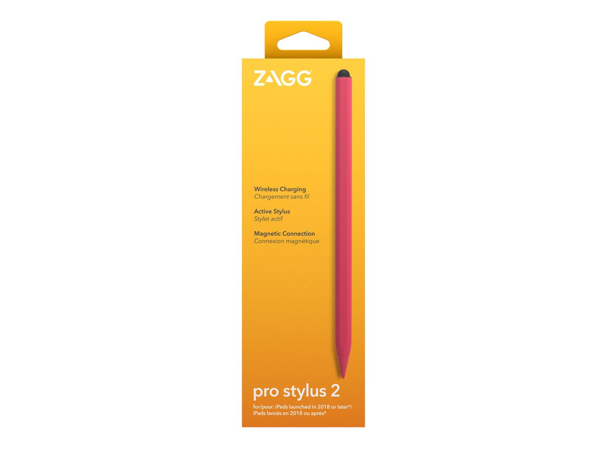 ZAGG Pro Stylus 2 for iPad Pink 109912136 Wireless Charging (0840056188594)