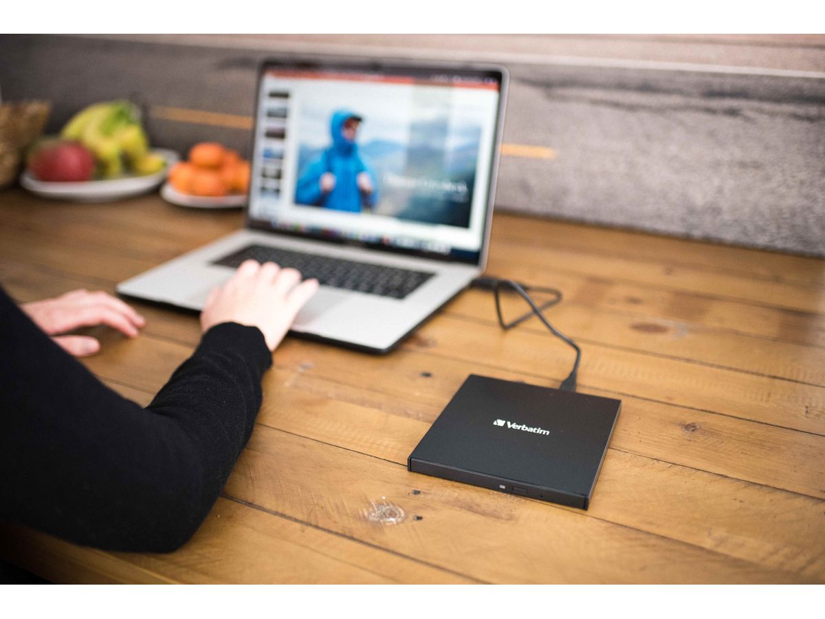 VERBATIM External Slimline 43890 BluRay ReWriter USB 3.0 ()