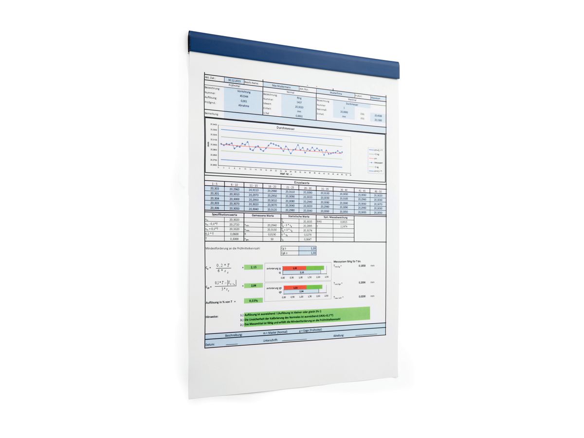 DURABLE DURAFIX Rail 210mm 470607 bleu foncé 5 pcs. (4005546992006)