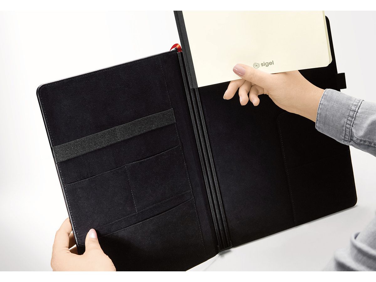 CONCEPTUM Business Organiser A4 CF132 Conceptum flex Set schwarz (4004360807756)