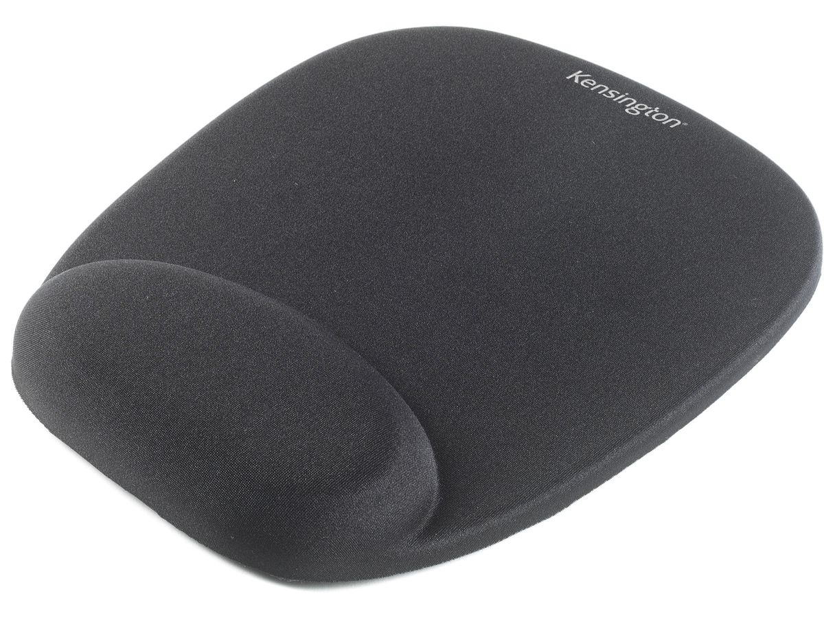 KENSINGTON Schaumstoff-Mousepad 62384 with wirst rest blk (0636638006284)