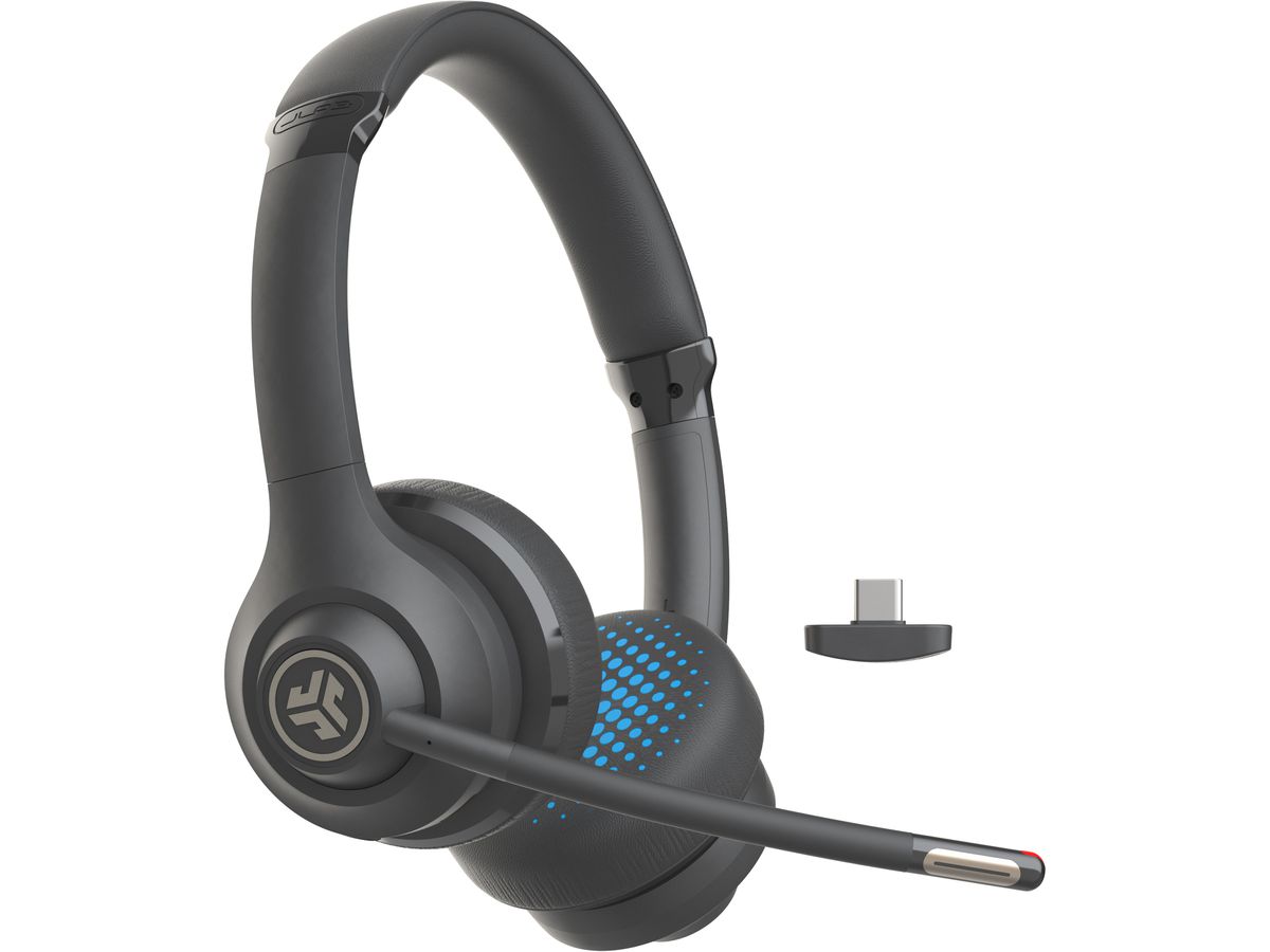 JLAB Go Work Headset IEUHBGOWORKRBLK4 Wireless, Black (0812887019569)