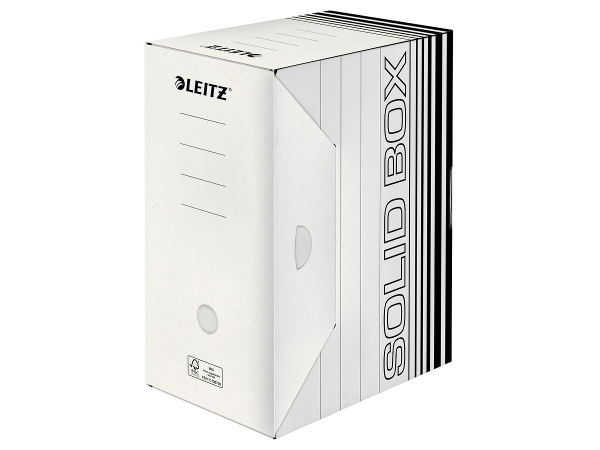 LEITZ Solid Box A4 6129-00-01 blanc 150x257x330mm (4002432117871)