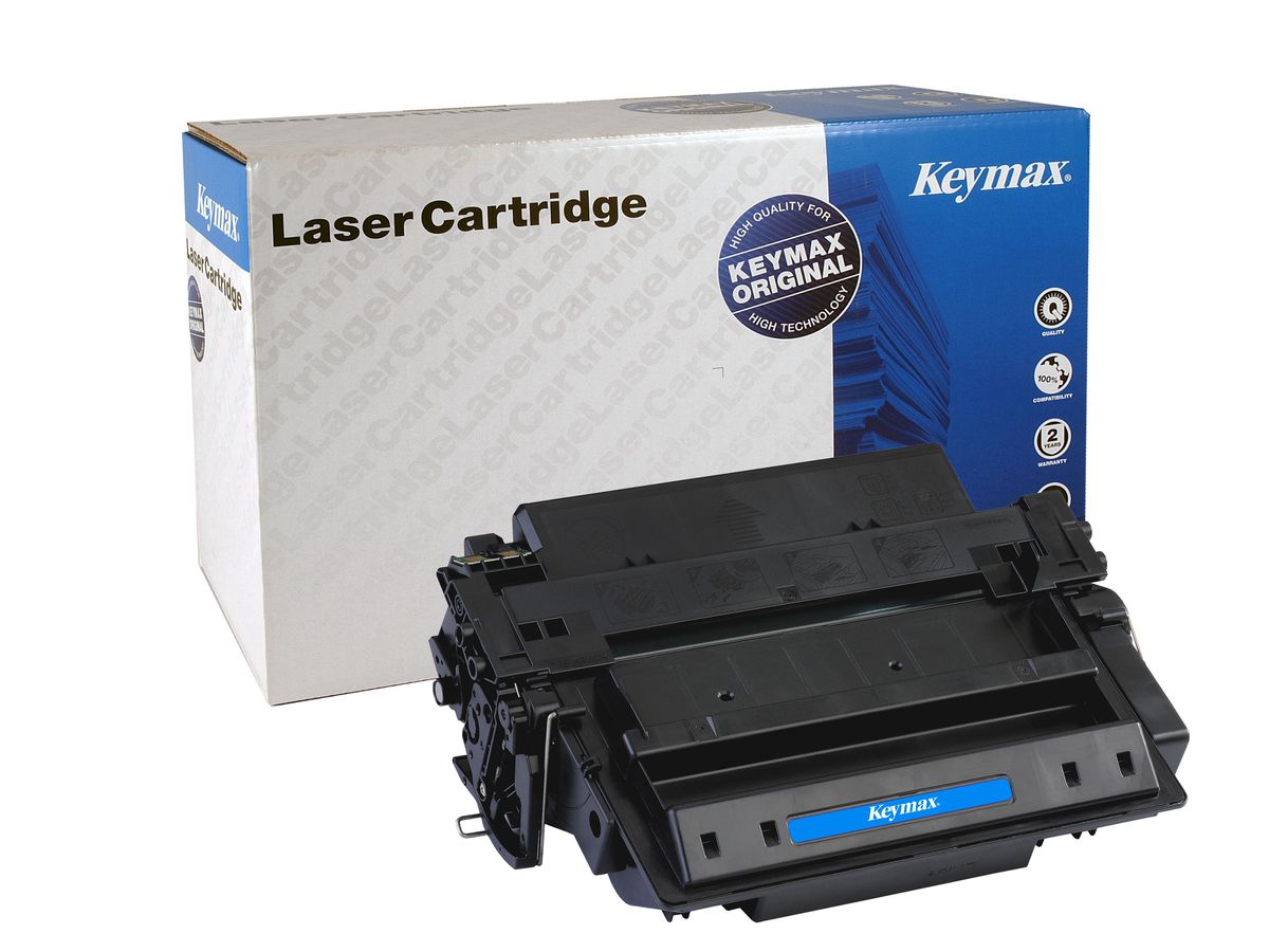 KEYMAX Cartouche CLR HY noir Q7551XKEY pour HP LJ P3005 13'000 pages (4016807298720)