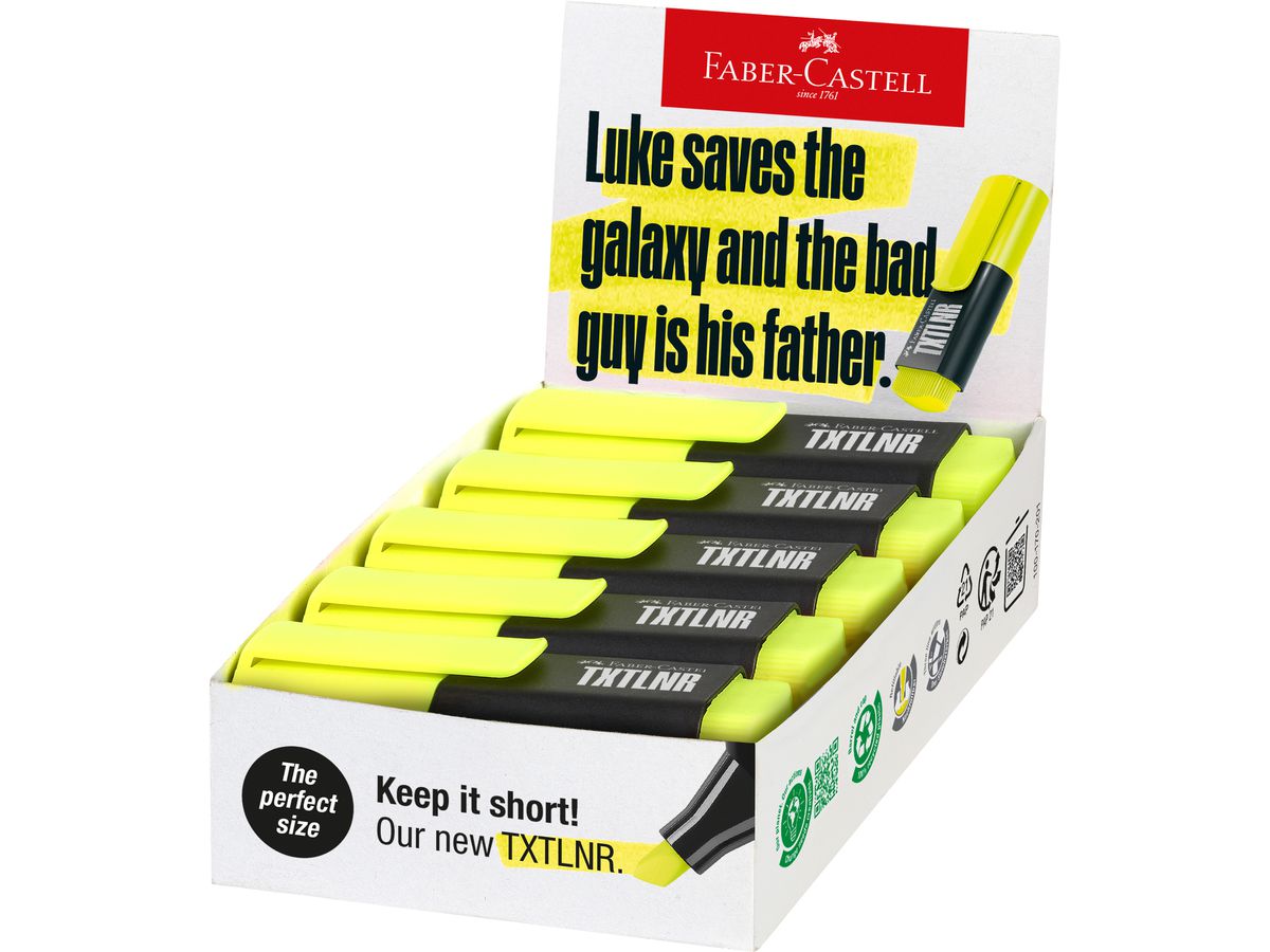 FABER-CASTELL Textmarker TXTLNR SF 154207 gelb (4005401542070)