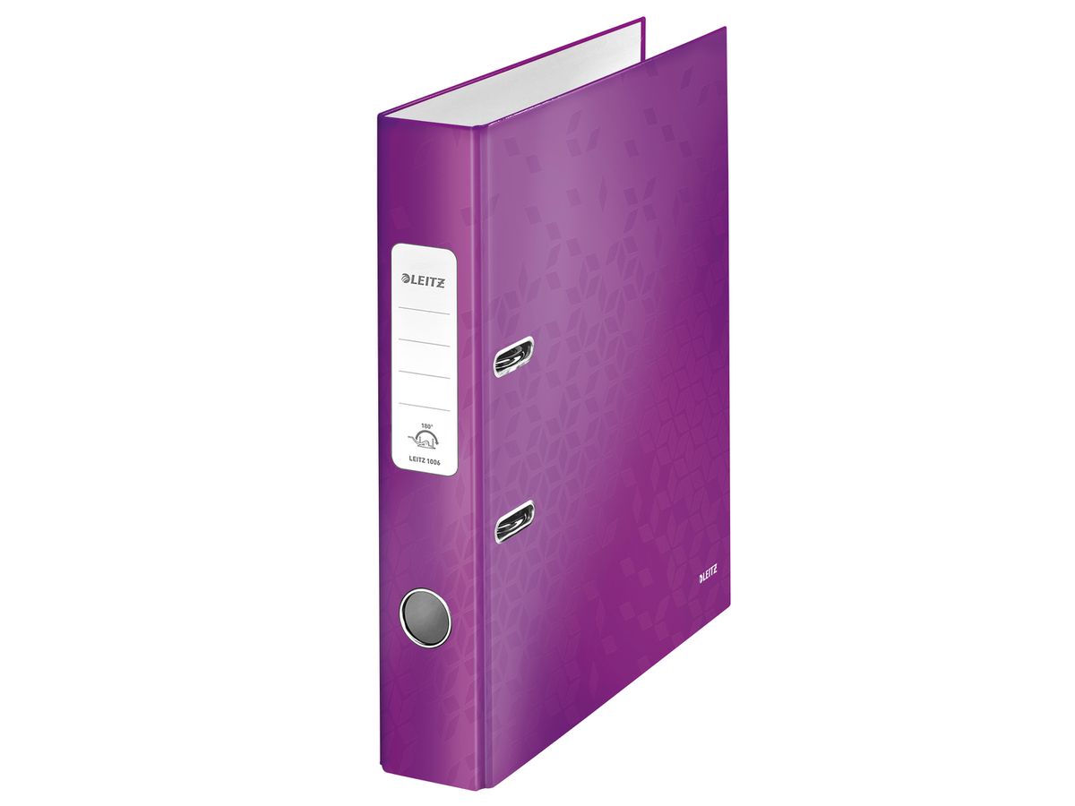 LEITZ Classeur WOW 180° 5.2cm 10060062 violet A4 (4002432104079)