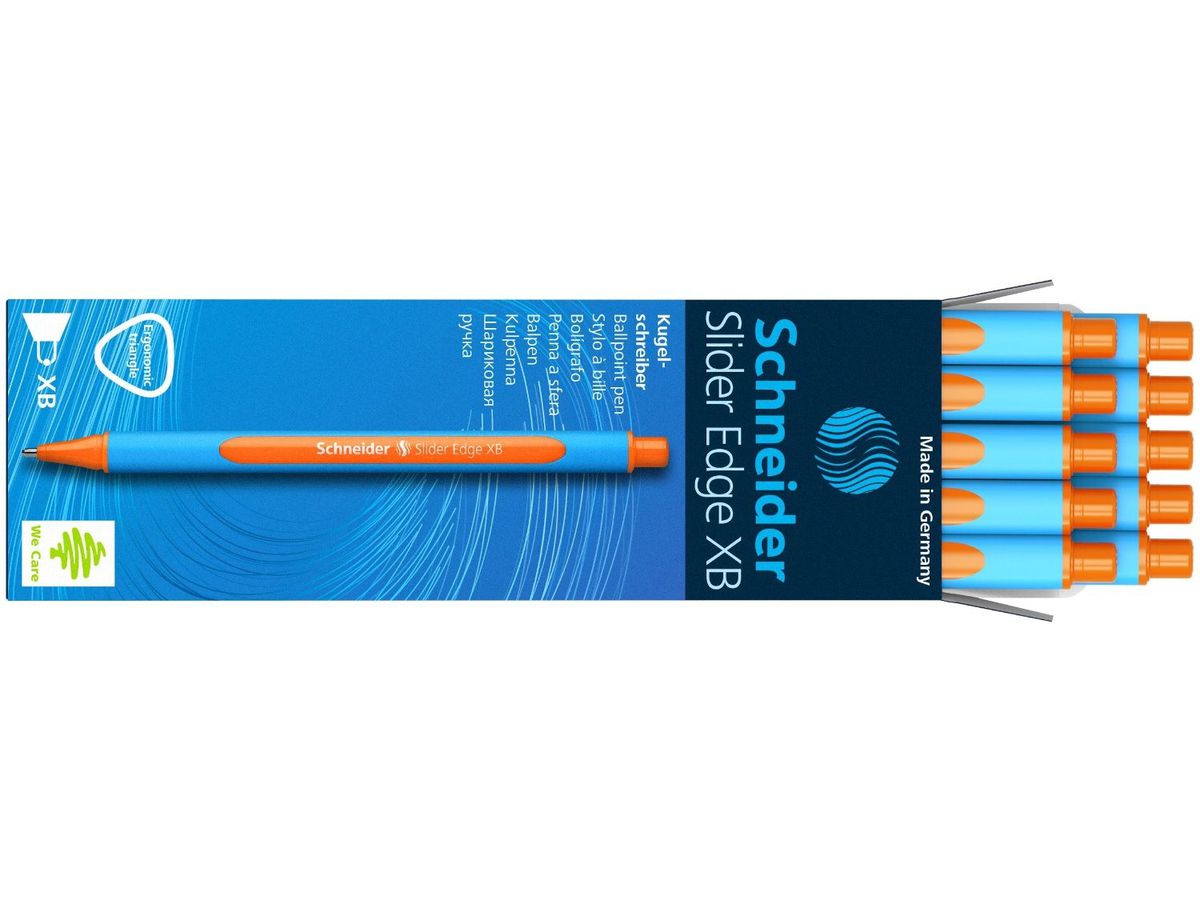SCHNEIDER Kugelschr.Slider Edge 0.7mm 152206 orange (4004675075963)
