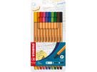 STABILO Fineliner Point 88 0.4mm 88/10 10 colori ass. (4006381217842)