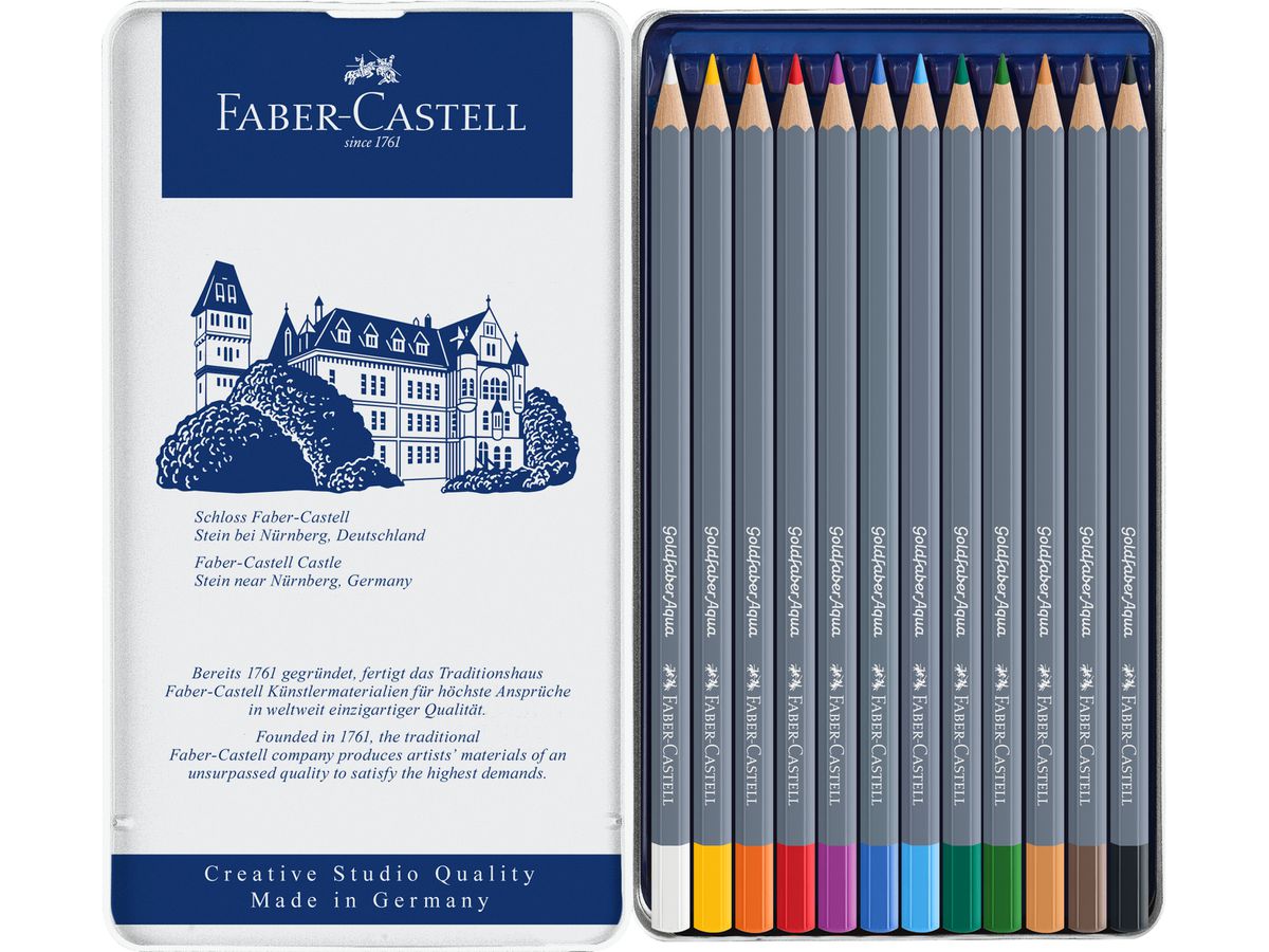 FABER-CASTELL Goldfaber acquerello 114612 12x (4005401146124)