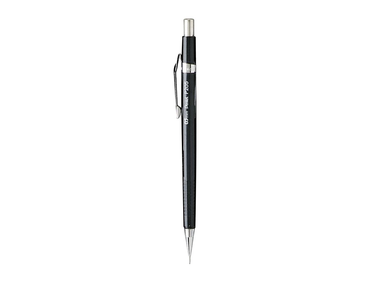 PENTEL Matita à pressione 0.5mm P205A nero con gomma per cancellare (3474372205009)
