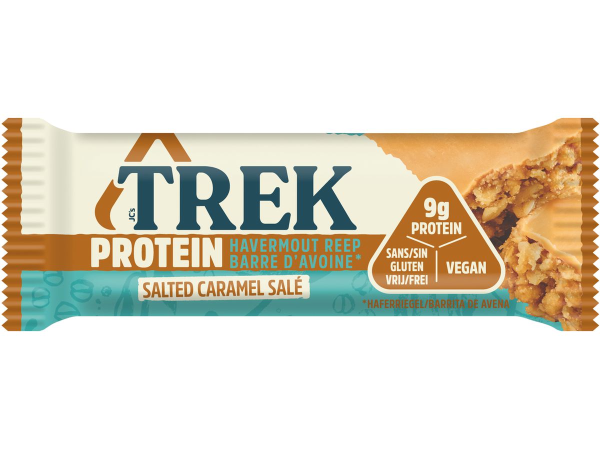 TREK Barrette proteiche di avena 81514 16 pz. Salted Caramel (5060088709528)