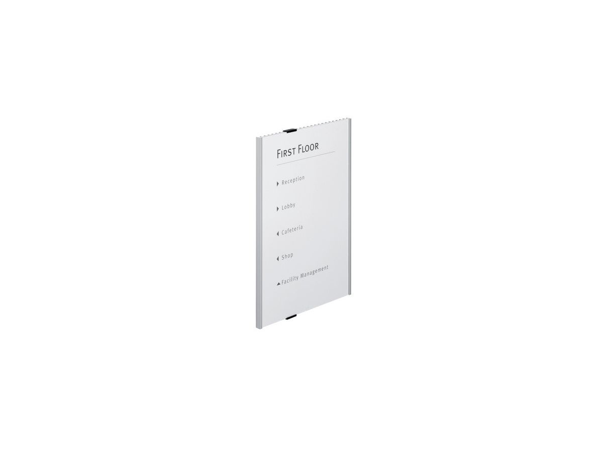 DURABLE Plaque de porte Info Sign A3 480823 argent, aluminium 297x420mm (4005546402765)