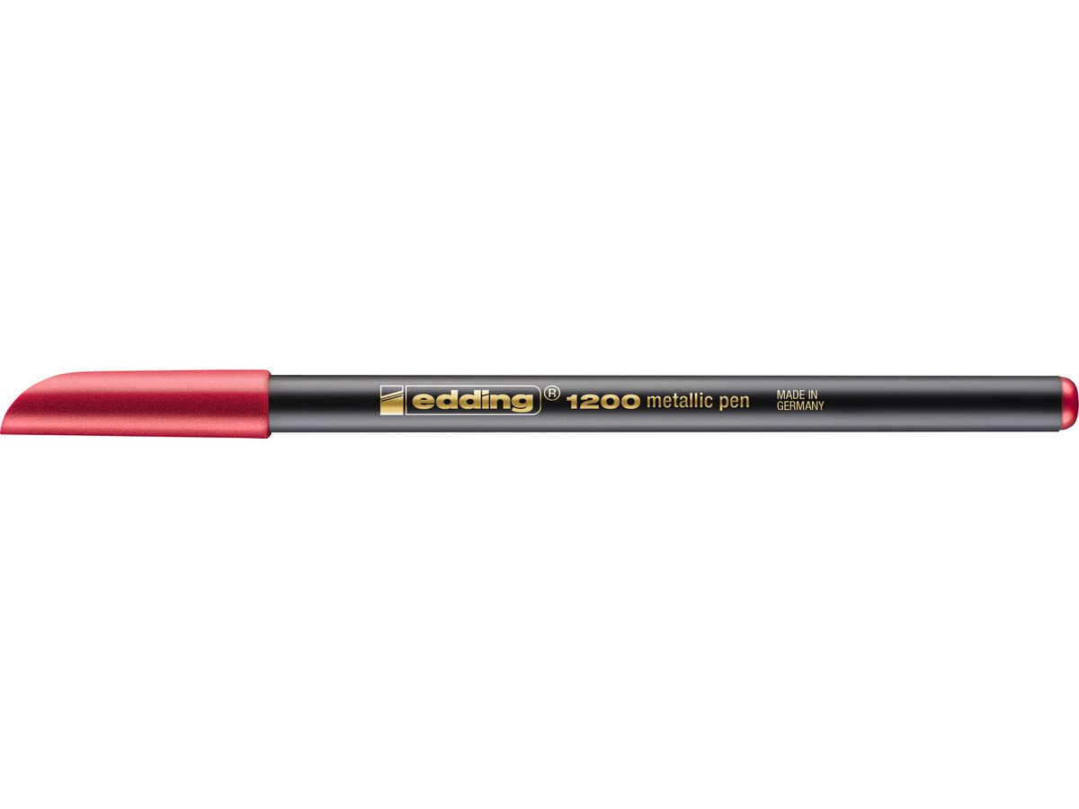 EDDING Penna fibra 1200 1-3mm 1200-72 rosso (4004764926183)