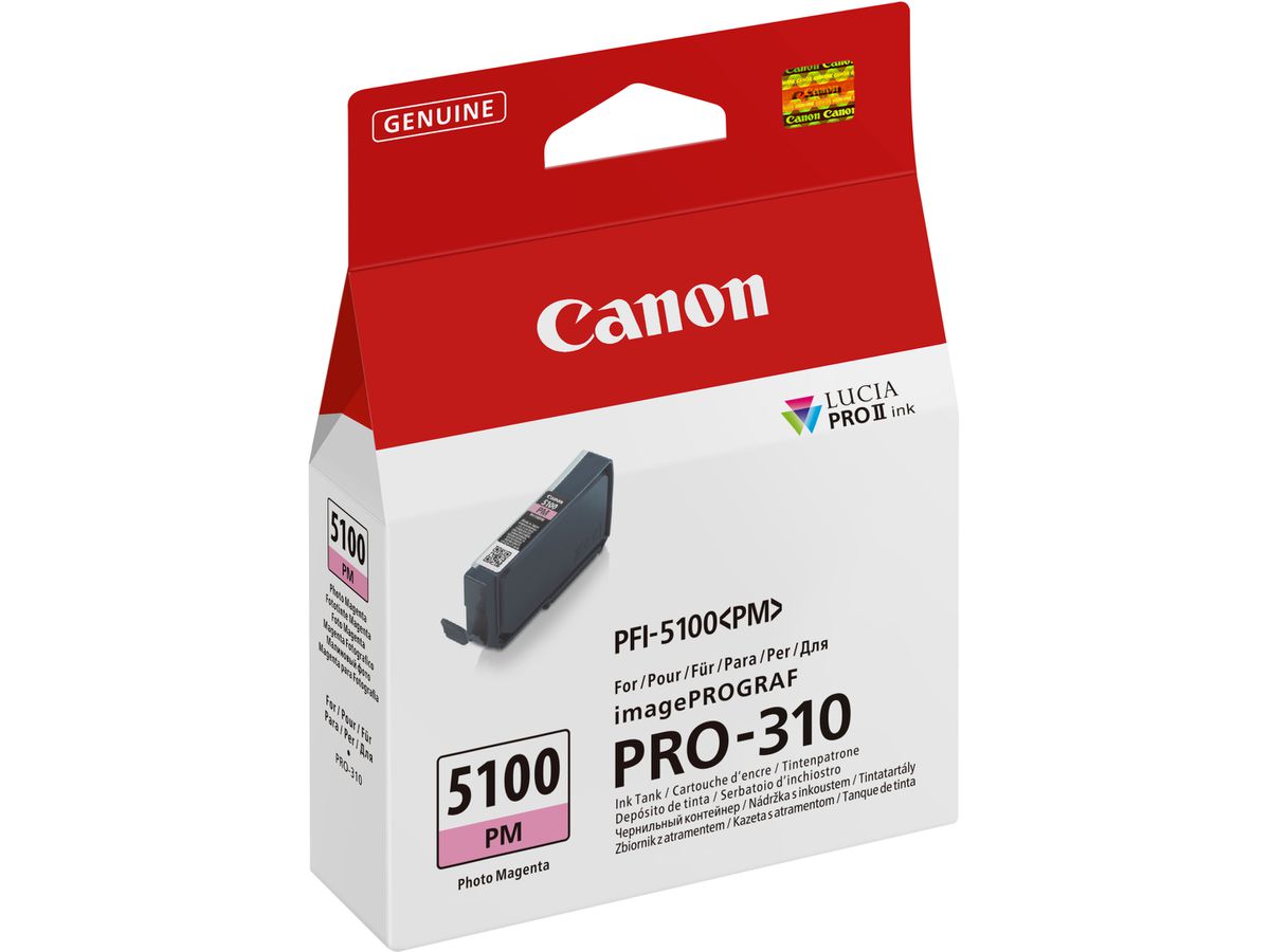 CANON Cartouche d'encre ph. magenta PFI-5100PM iPF PRO-310 14ml (4549292243253)