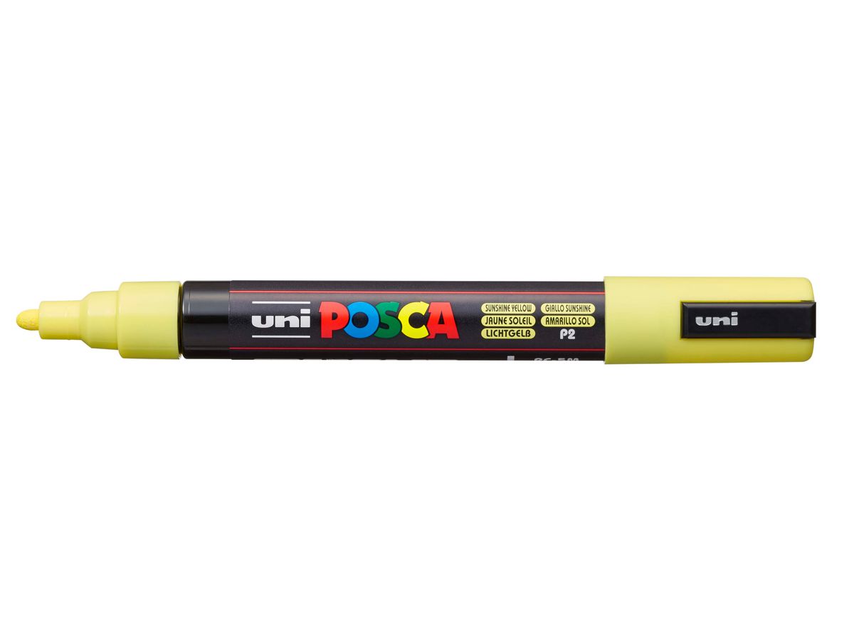 POSCA Marker 1.8-2.5mm PC5M_SUNSHINE YELLOW jaune (4902778249253)