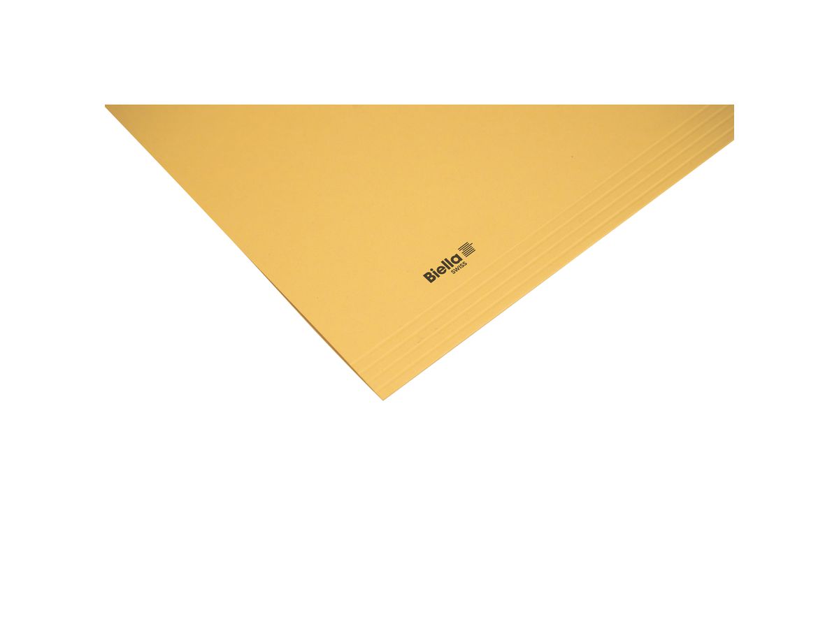 BIELLA Vertikalmappe A4 25542420U gelb 240g 100 Stück (7611365217304)
