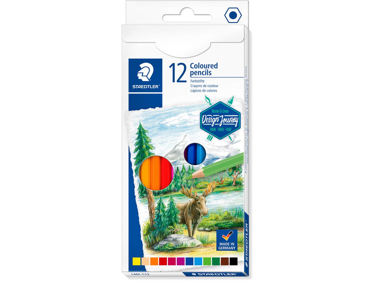 STAEDTLER Farbstift-Set 146CC12 Design Journey 12 Stück (4007817052211)