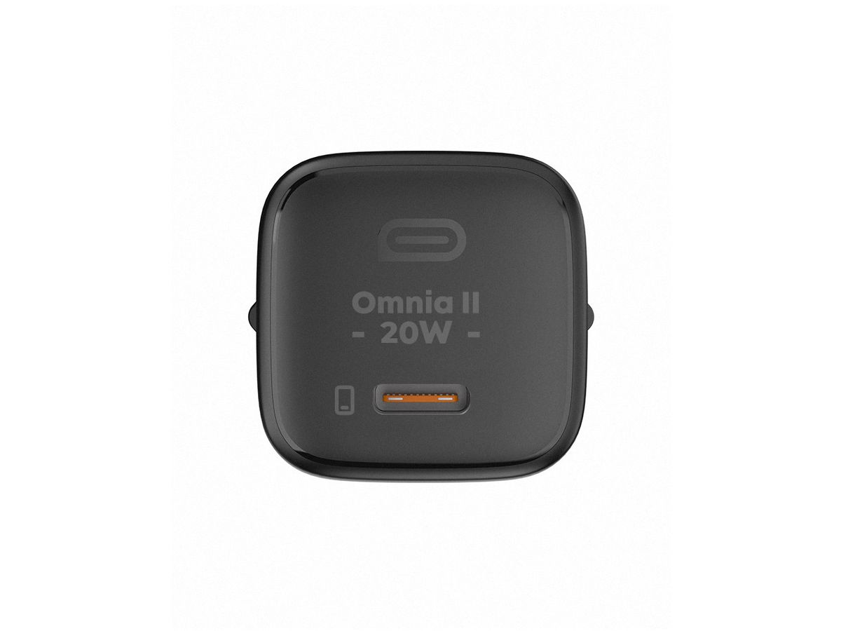 AUKEY Minima 20W GaN USB-C PA-B1T BK Wall Charger, Black (0689323786145)