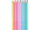 FABER-CASTELL Matita colorata Jumbo Sparkle 210910 pastello 10 pezzi (4005402109104)